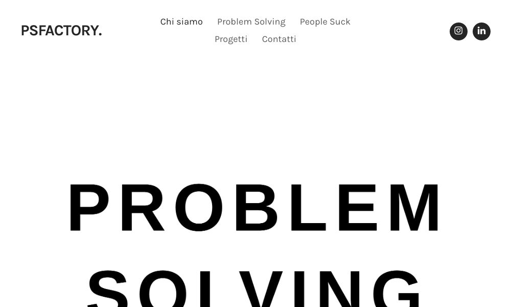 PROBLEM SOLVING FACTORY - Startupeasy